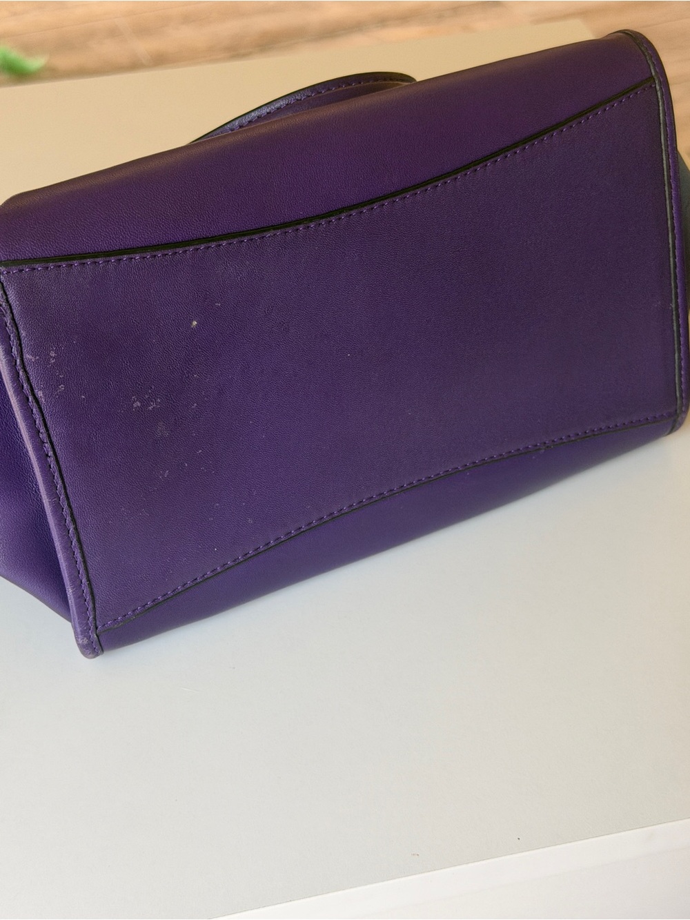 Coach Purple Leather Crossbody - Picture 3 of 7